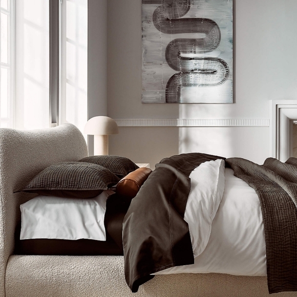 ❤️BUY 2 GET 1 FREE CB2 EUROPEAN FLAX™-Certified Linen White King Duvet Cover - Picture 4 of 12